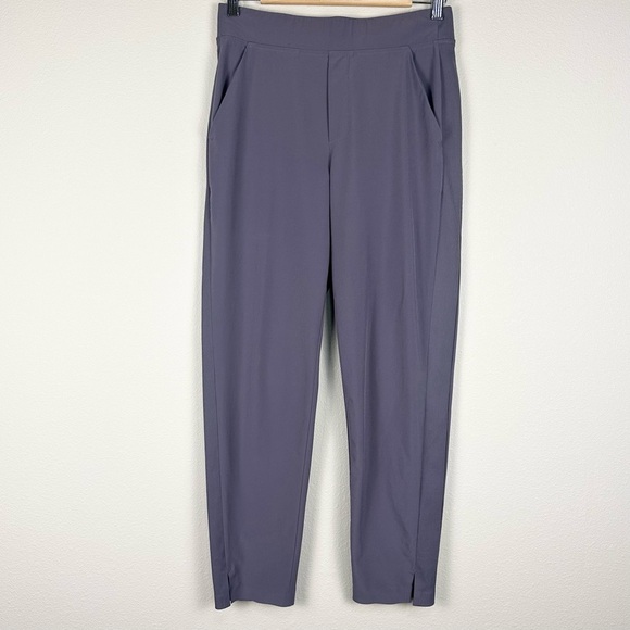 Athleta Brooklyn Mid Rise Pull On Ankle Pants Dusk Violet EUC Size 2 - Picture 7 of 9